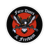 Force Doors And Freedom Sticker Printify