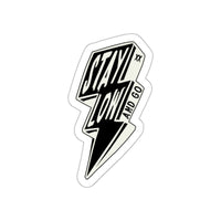 Stay Low Bolt Sticker Printify