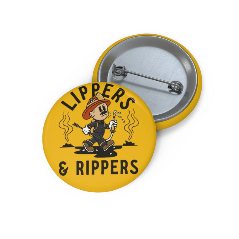 Lippers And Rippers (color) button Printify