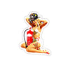 Extinguisher Pin Up Sticker Printify
