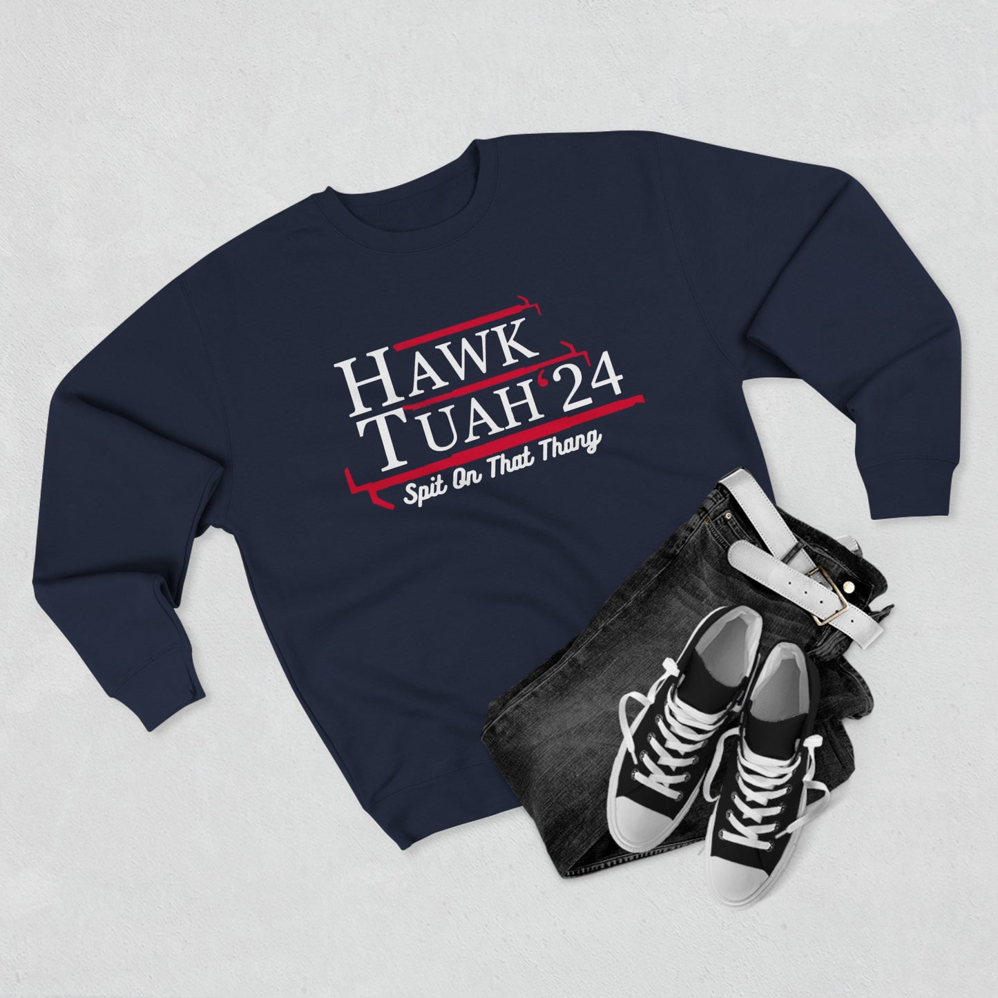 Hawk Tuah Crewneck Sweatshirt