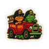 Toad And Frog FD Sticker Printify