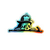 Holographic Searching Class Sticker Printify