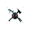 Bobba Crossbones Sticker Printify