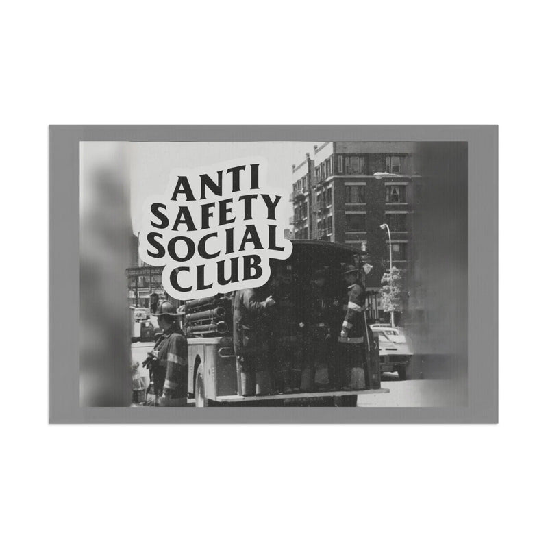 Anti Safety Social Club Tailboard Flag Printify