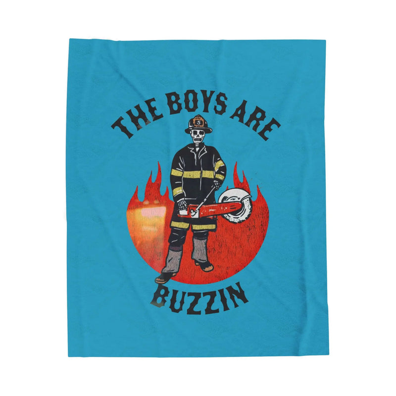 Boys Are Buzzin Blanket Printify