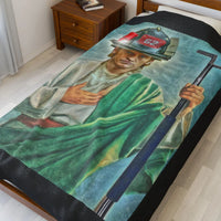 Saint Gavin Station Blanket Printify