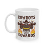 Cowboys Over Cowards Mug Printify