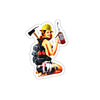 Wildland Pin Up Sticker Printify