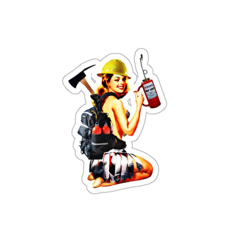 Wildland Pin Up Sticker Printify
