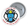 Thank Me For My Service Button Printify