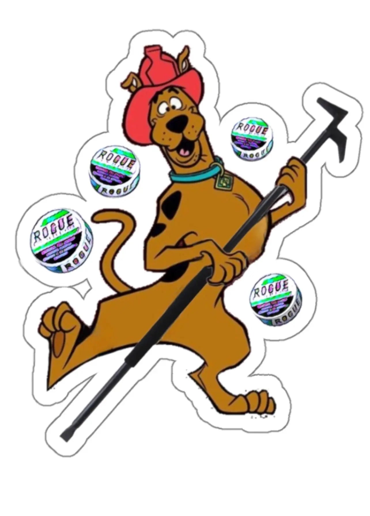 Scooby Customs Black Smoke Sticker LLC