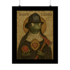 Saint Lizard Poster Printify