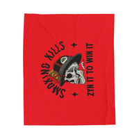 Smoking Kills Blanket Printify