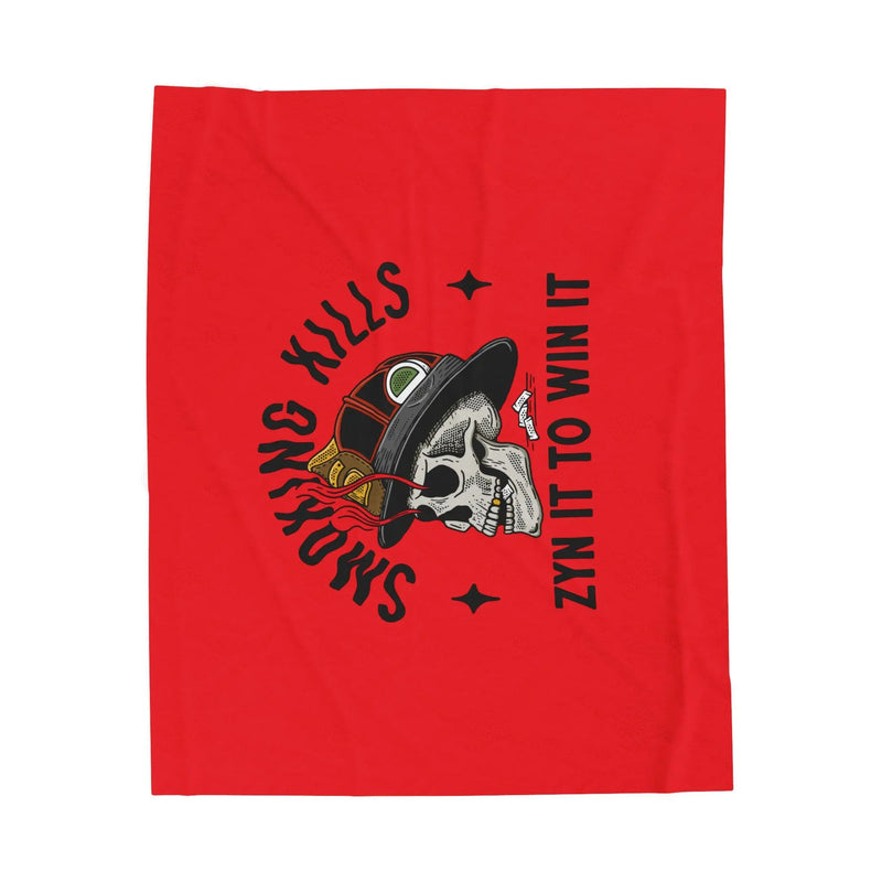 Smoking Kills Blanket Printify