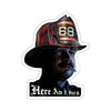 Here Am I Sticker Printify