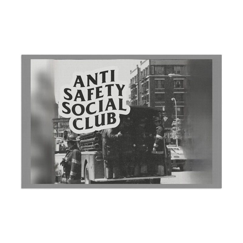 Anti Safety Social Club Tailboard Flag Printify