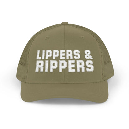 Lippers & Rippers Snapback Trucker Hat Printify