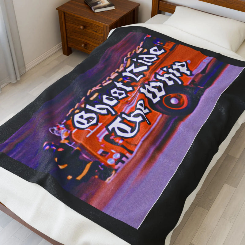 Ghost Ride The Whip Blanket Printify