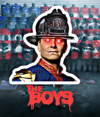 FF Homelander Black Smoke Sticker LLC