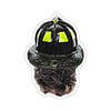 Fire Mullet Sticker Printify