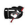 Fire Bullet Sticker Printify