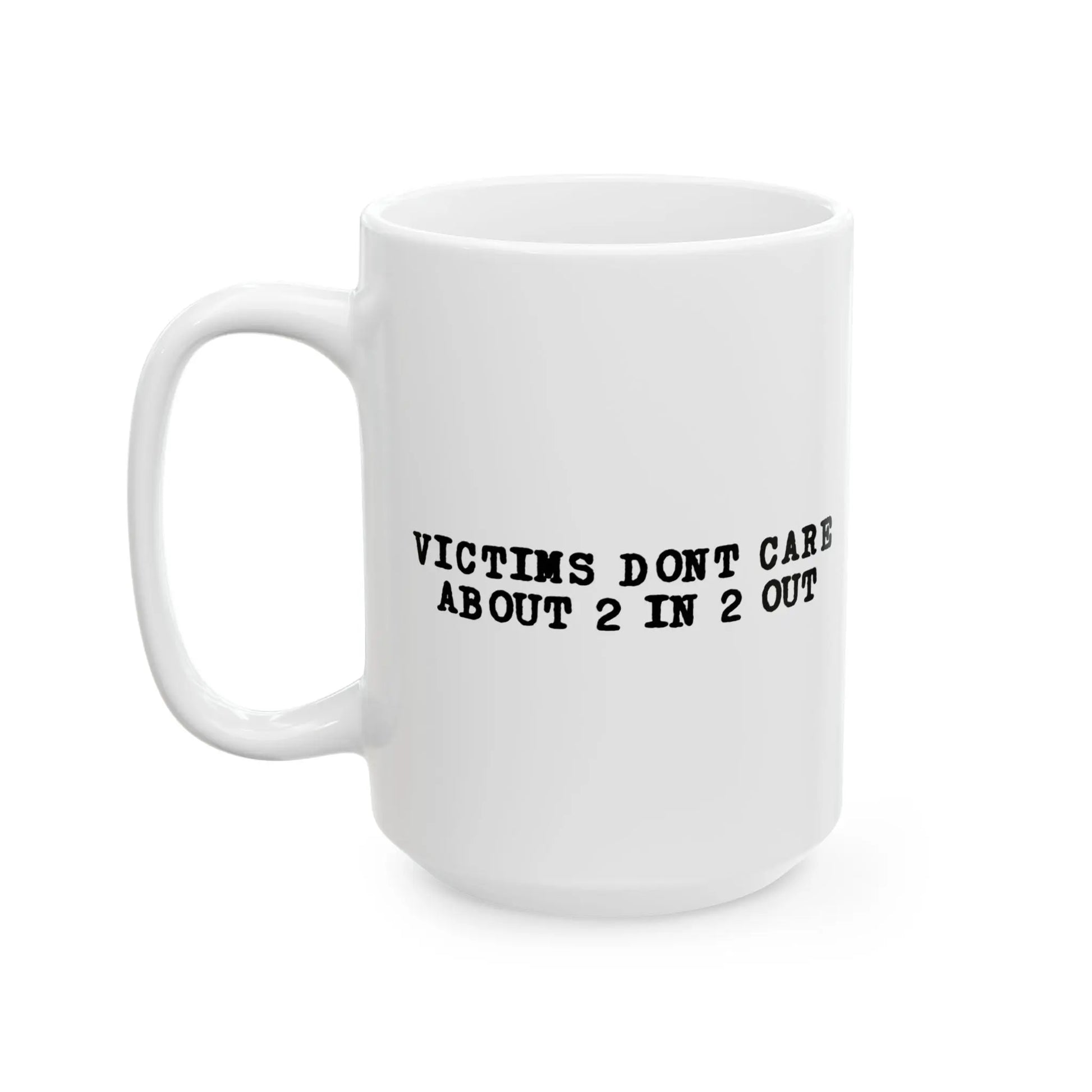 Victims Dont Care (1) Mug Printify