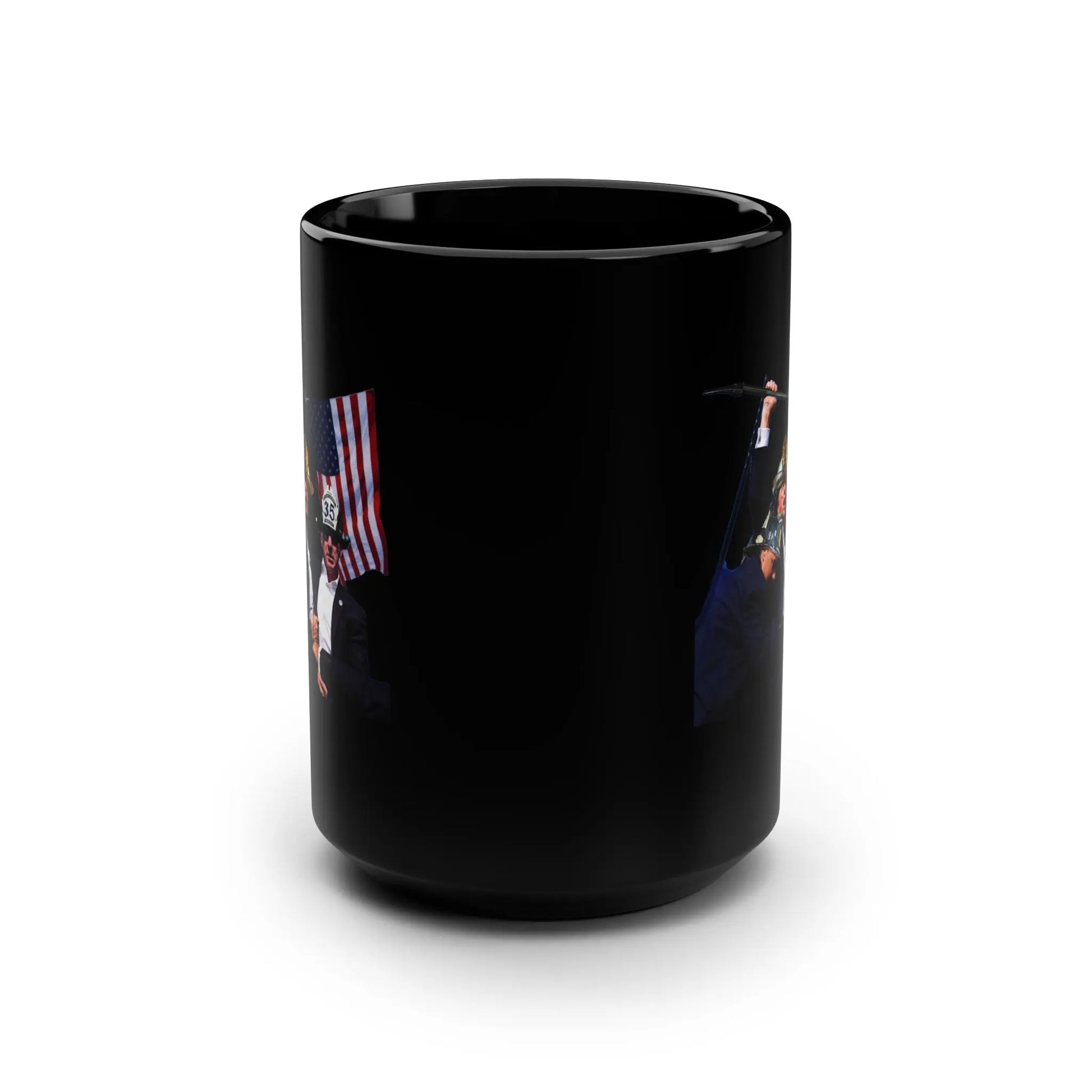 Trump 3 Black Mug, 15oz Printify