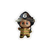 Labubu Firefighter Sticker Printify