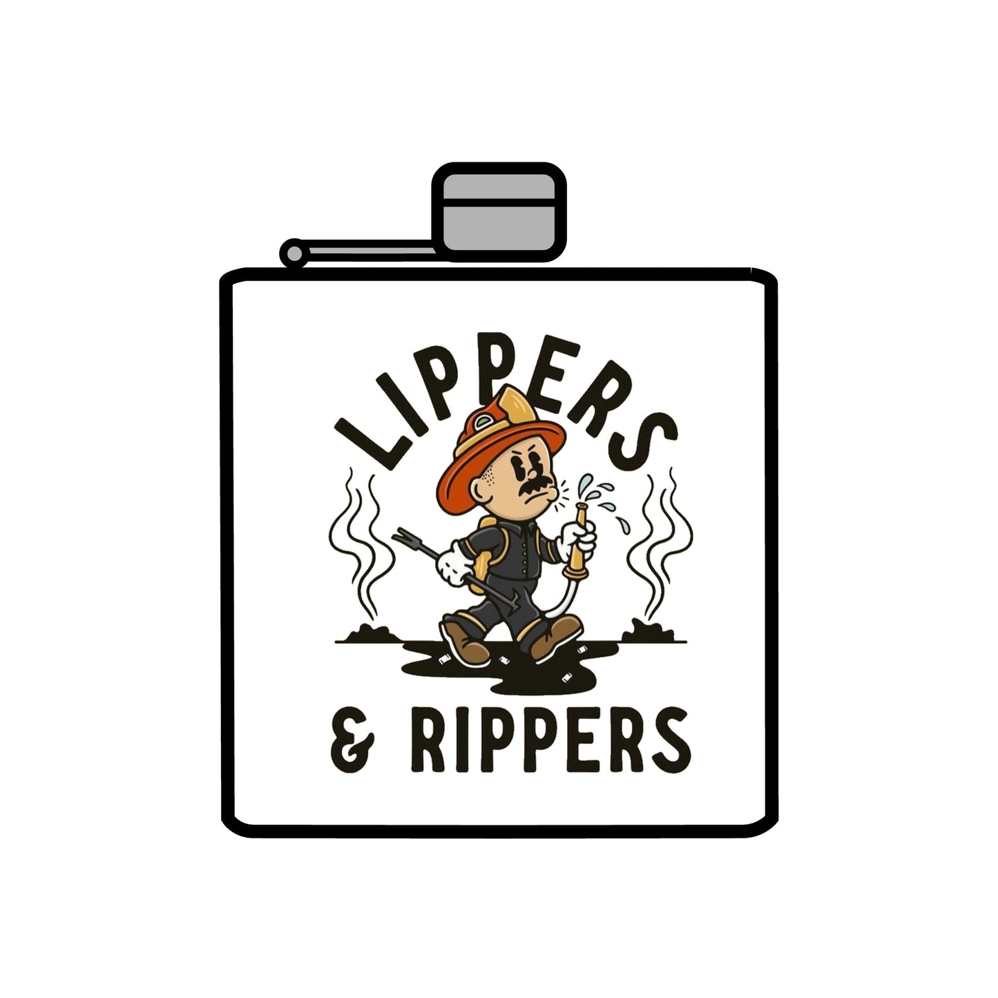 Lippers and Rippers Flask