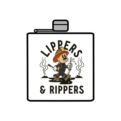 Lippers and Rippers Flask