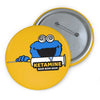 Ketamine Cookie Monster Button Printify
