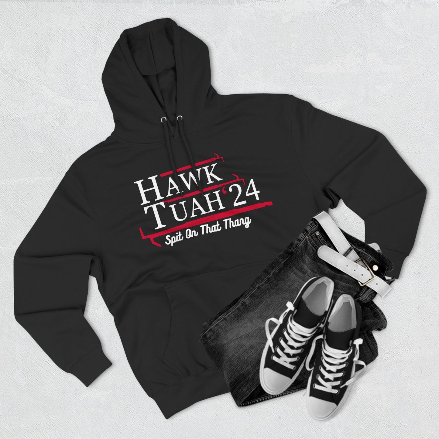 Hawk Tuah Fleece Hoodie