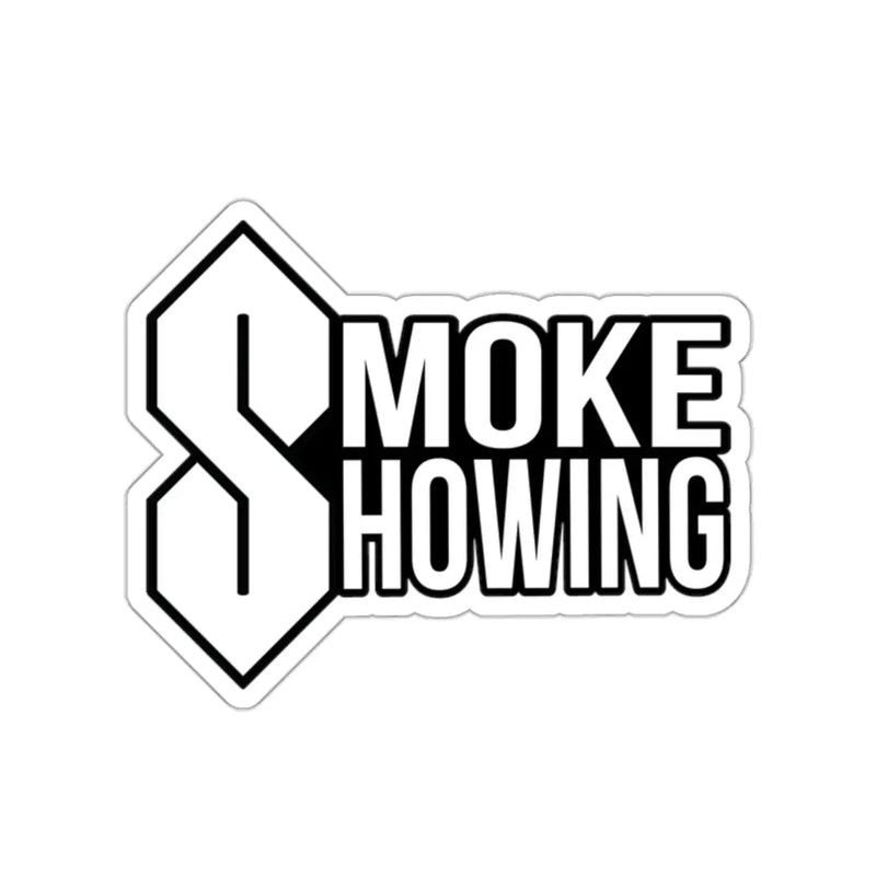 Classic S Smoke Showing Sticker Printify
