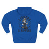 Lippers And Rippers (black and white)  Hoodie Printify