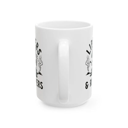 Lippers And Rippers (black and white) mug Printify