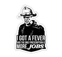 More Jobs Black Smoke Sticker LLC