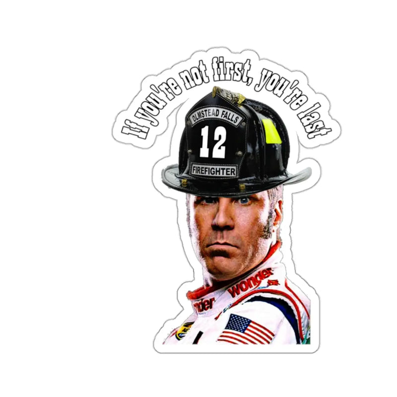 Ricky Bobby FD Sticker Printify