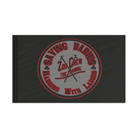 Zoo Crew Round Logo Flag Printify
