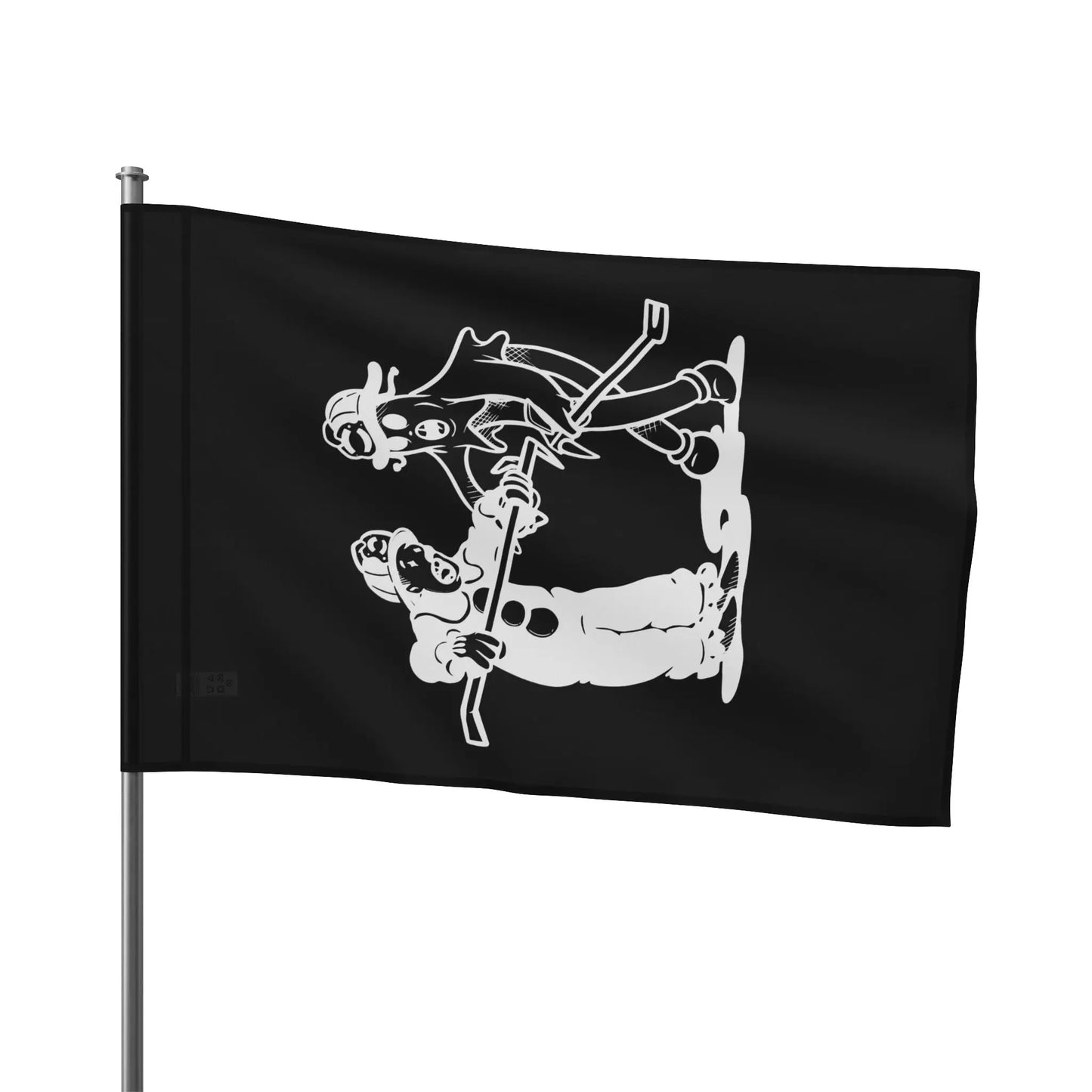 Ghostemane Flag (Black) Printify