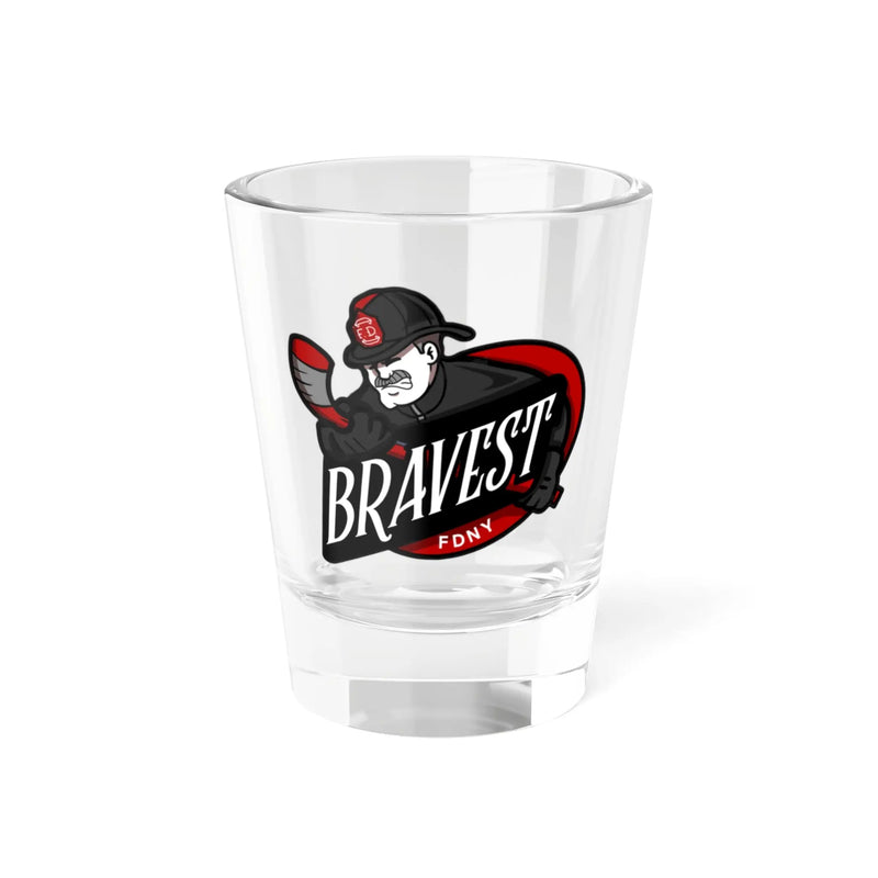 Bravest 2.0 Shot Glass, 1.5oz Printify