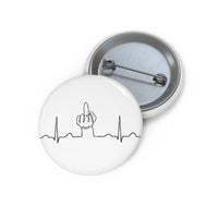Middle Finger Rhythm Button Printify