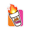 Job Town Cup Sticker Printify