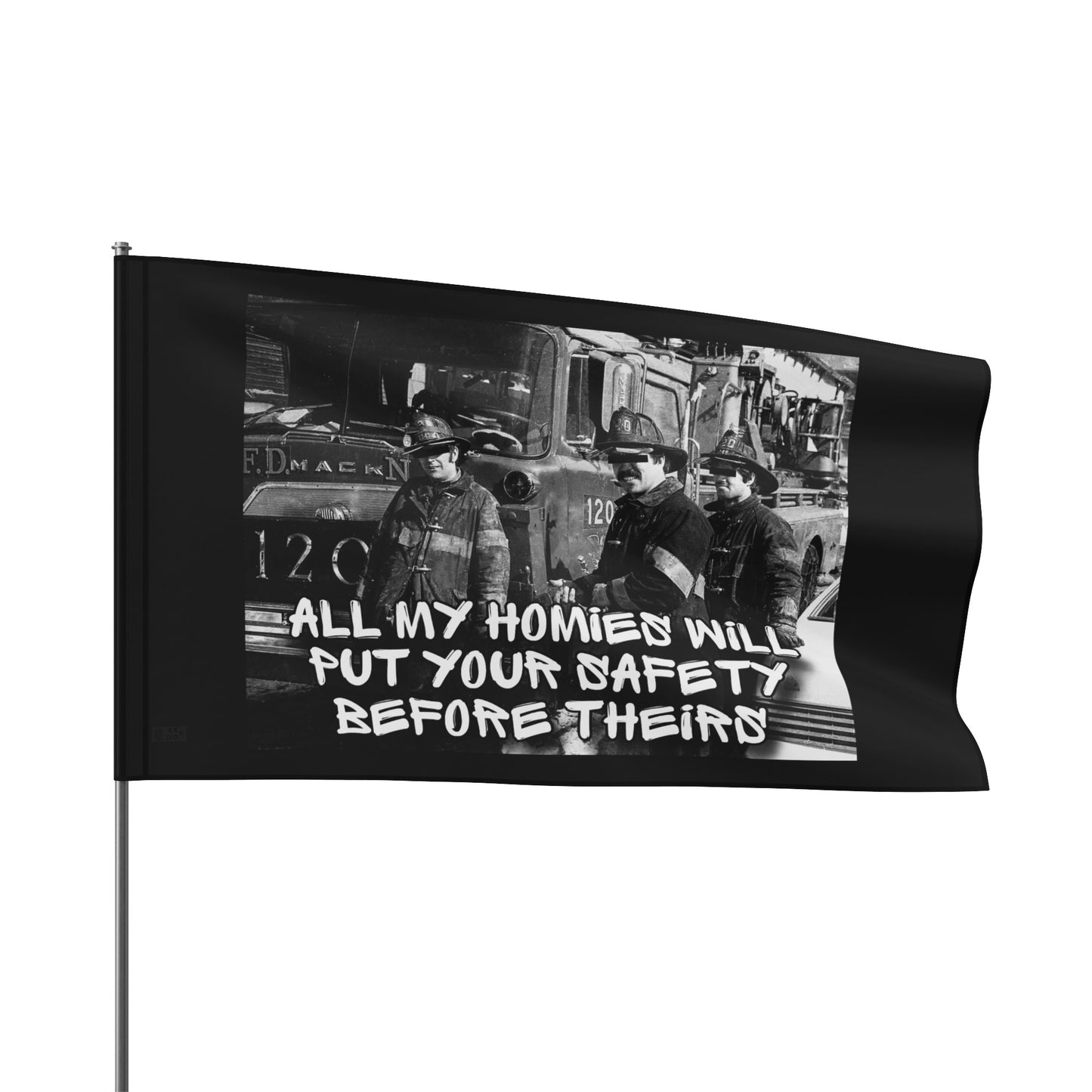 All My Homies Hate Safety Flag