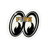 Fire Eyes Sticker Printify