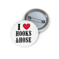 I Love Hooks Button Printify
