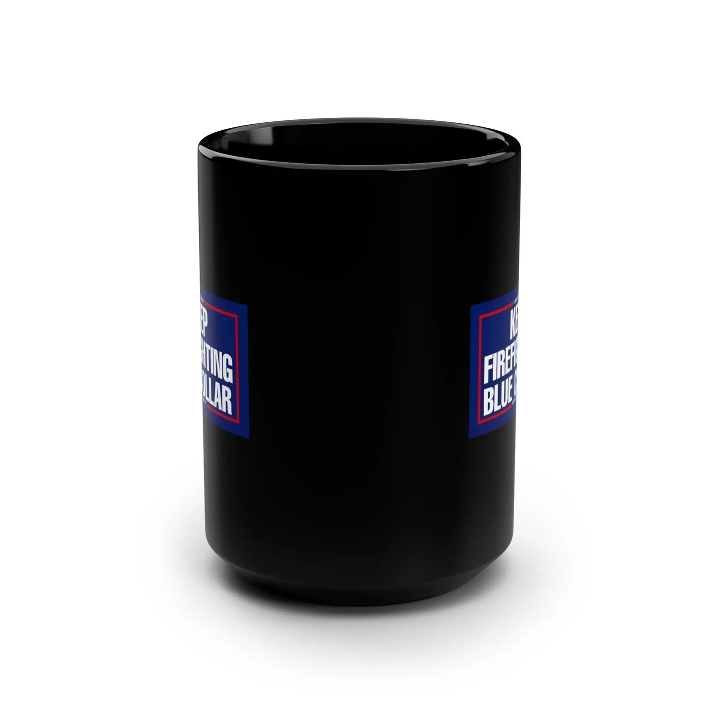 Blue Collar Black Mug, 15oz Printify