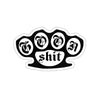 Goon Shit Knucks Sticker Printify