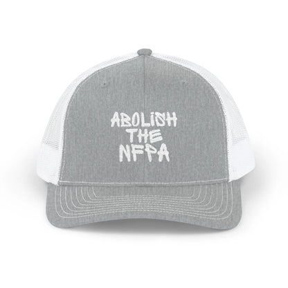 Abolish NFPA Snapback Trucker Hat (OG Font) Printify