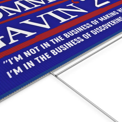 Gavin 24 Yard Sign